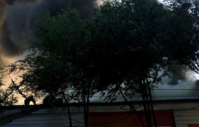 В результаті пожежі в Інженерно-педагогічній академії госпіталізований пожежний